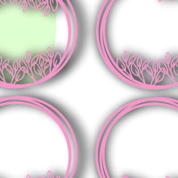 Intra απο ξύλο plywood 3mm-4mm πάχος – Κορνίζα Topper Cake Γάμου Δίασταση  20x20 cm INTRAFABR-116837396 - Image 2