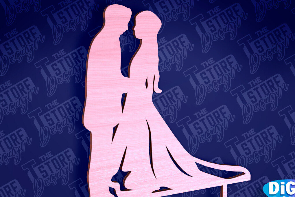 Intra απο ξύλο plywood 3mm-4mm πάχος –  κοπής Laser Topper Topper Γαμήλιας Τούρτας Δίασταση  20x20 cm INTRAFABR-94079678