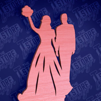 Intra απο ξύλο plywood 3mm-4mm πάχος –  κοπής Laser Topper Topper Γαμήλιας Τούρτας Δίασταση  20x20 cm INTRAFABR-94079704 - Image 11