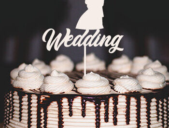 Intra απο ξύλο plywood 3mm-4mm πάχος – Topper Γαμήλιας Τούρτας Δίασταση  20x20 cm INTRAFABR-29793564 - Image 3