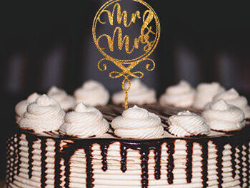 Intra απο ξύλο plywood 3mm-4mm πάχος – Topper Γαμήλιας Τούρτας Δίασταση  20x20 cm INTRAFABR-29805067 - Image 2