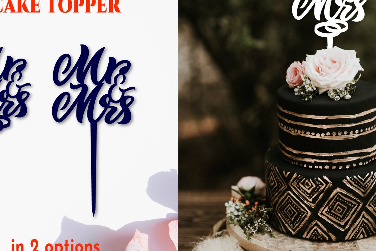 Intra απο ξύλο plywood 3mm-4mm πάχος – Topper Γαμήλιας Τούρτας. Ο κύριος και η κυρία Δίασταση  20x20 cm INTRAFABR-20987529