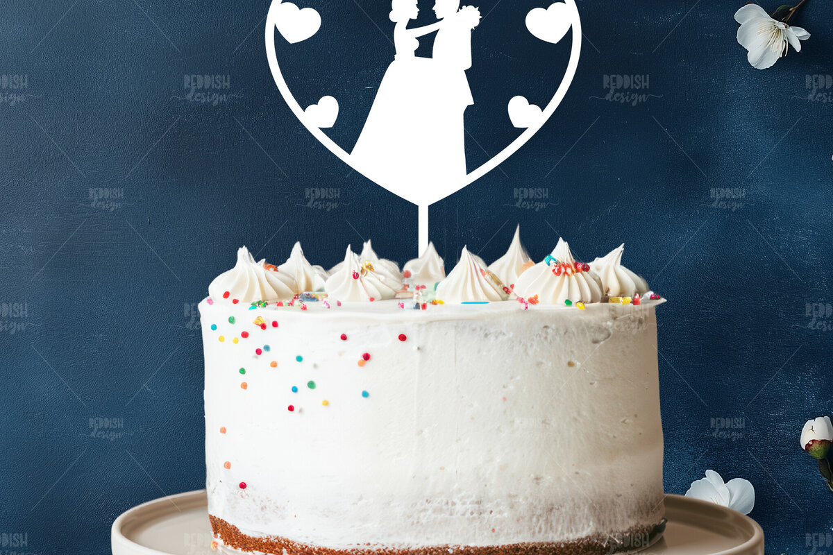 Intra απο ξύλο plywood 3mm-4mm πάχος – Topper Γαμήλιας Τούρτας, Wedding Δίασταση  20x20 cm INTRAFABR-119732471