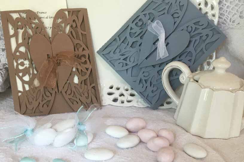 Intra απο ξύλο plywood 3mm-4mm πάχος – Κάρτα γάμου Δίασταση  20x20 cm INTRAFABR-4442219