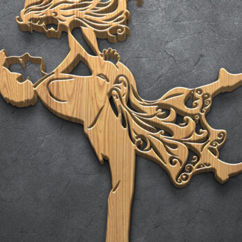 Intra απο ξύλο plywood 3mm-4mm πάχος – Πακέτο Laser Ρολόι Γάμου Δίασταση  20x20 cm INTRAFABR-122067438 - Image 8