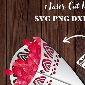 Intra απο ξύλο plywood 3mm-4mm πάχος – Πακέτο με χωνάκια κομφετί γάμου Δίασταση  20x20 cm INTRAFABR-34159107 - Image 8