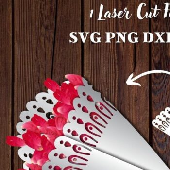 Intra απο ξύλο plywood 3mm-4mm πάχος – Πακέτο με χωνάκια κομφετί γάμου Δίασταση  20x20 cm INTRAFABR-34159107 - Image 11