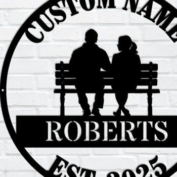 Intra απο ξύλο plywood 3mm-4mm πάχος –  πινακίδα Ζευγάρι Γάμου, Δίασταση  20x20 cm INTRAFABR-112642594 - Image 1