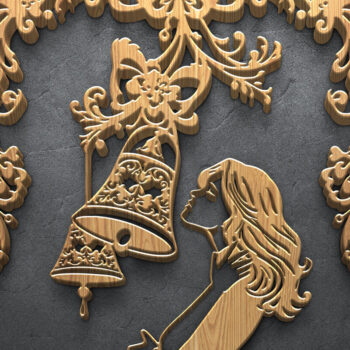 Intra απο ξύλο plywood 3mm-4mm πάχος – Wedding Couple Story Δίασταση  20x20 cm INTRAFABR-122067994 - Image 6