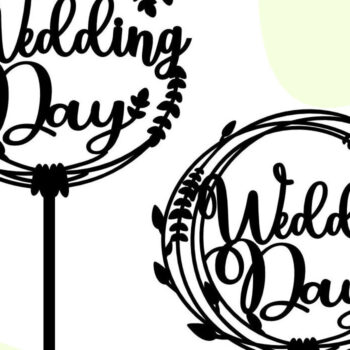 Intra απο ξύλο plywood 3mm-4mm πάχος – Wedding Day Cake Topper, Mr and Mrs Δίασταση  20x20 cm INTRAFABR-116492219 - Image 7