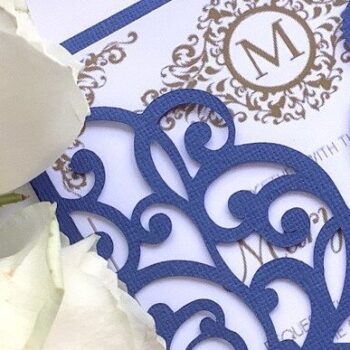 Intra απο ξύλο plywood 3mm-4mm πάχος – Πρότυπο φακέλου γάμου 5x7 Cricut Δίασταση  20x20 cm INTRAFABR-34636600 - Image 4