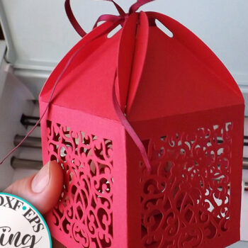 Intra απο ξύλο plywood 3mm-4mm πάχος – Μπομπονιέρα Γάμου Δίασταση  20x20 cm INTRAFABR-3039284 - Image 2