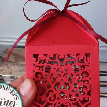 Intra απο ξύλο plywood 3mm-4mm πάχος – Μπομπονιέρα Γάμου Δίασταση  20x20 cm INTRAFABR-3039284 - Image 3