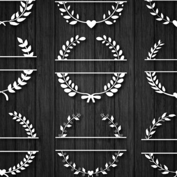 Intra απο ξύλο plywood 3mm-4mm πάχος – Πακέτο λουλουδιών γάμου Δίασταση  20x20 cm INTRAFABR-13359177 - Image 1