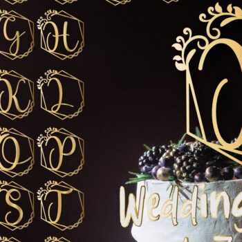 Intra απο ξύλο plywood 3mm-4mm πάχος – Γαμήλια γραμματοσειρά a-Z Πακέτο Δίασταση  20x20 cm INTRAFABR-32683189 - Image 1