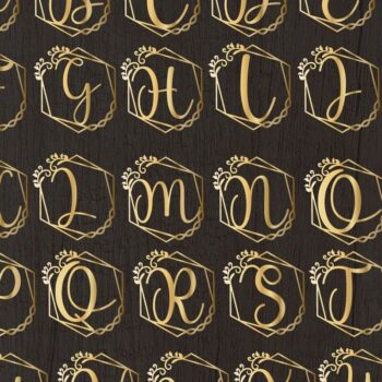 Intra απο ξύλο plywood 3mm-4mm πάχος – Γαμήλια γραμματοσειρά a-Z Πακέτο Δίασταση  20x20 cm INTRAFABR-32683189 - Image 2