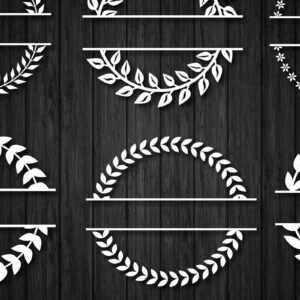 Intra απο ξύλο plywood 3mm-4mm πάχος – Πακέτο Μονόγραμμα Κορνίζας Γάμου Δίασταση 20x20 cm INTRAFABR-13360258