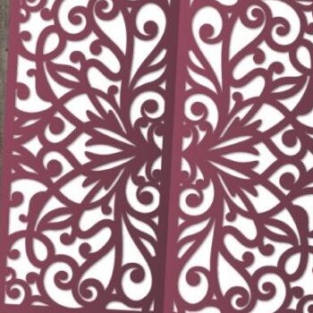 Intra απο ξύλο plywood 3mm-4mm πάχος – Κάρτα πύλης γάμου Δίασταση  20x20 cm INTRAFABR-31198725 - Image 3