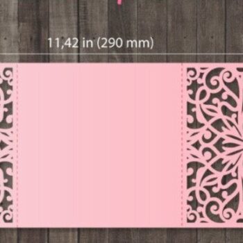 Intra απο ξύλο plywood 3mm-4mm πάχος – Κάρτα πύλης γάμου Δίασταση  20x20 cm INTRAFABR-31198725 - Image 4