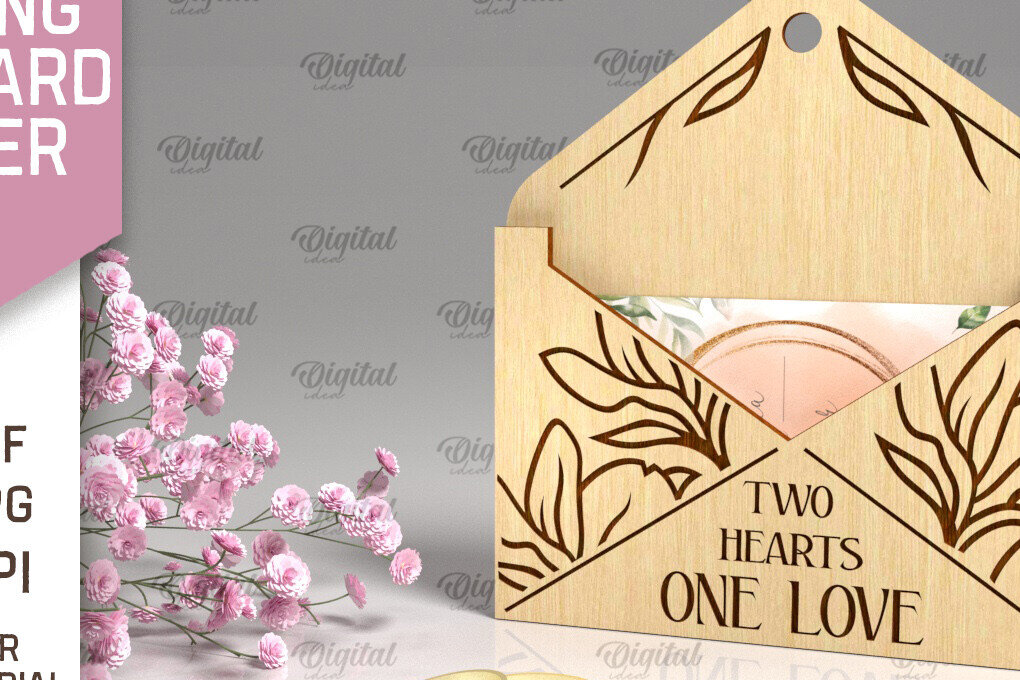 Intra απο ξύλο plywood 3mm-4mm πάχος – Θήκη δώρου γάμου με Δίασταση  20x20 cm INTRAFABR-94149690