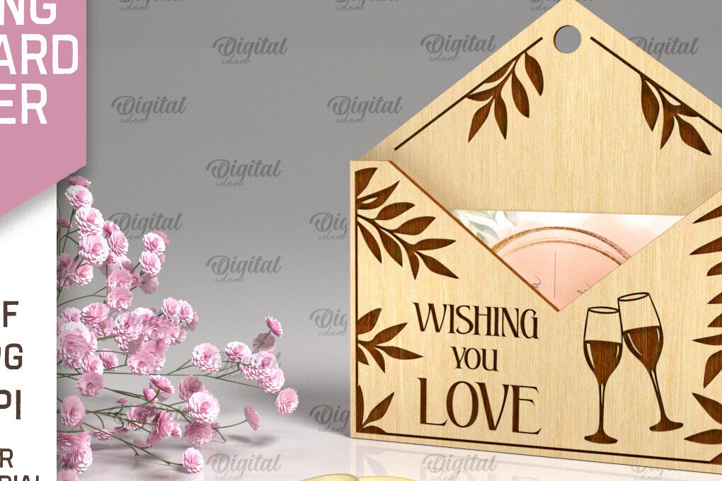 Intra απο ξύλο plywood 3mm-4mm πάχος – Θήκη δώρου γάμου με Δίασταση  20x20 cm INTRAFABR-94149883