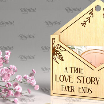 Intra απο ξύλο plywood 3mm-4mm πάχος – Πακέτο Laser Δωροθήκης Γάμου Δίασταση  20x20 cm INTRAFABR-94327413 - Image 3