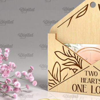 Intra απο ξύλο plywood 3mm-4mm πάχος – Πακέτο Laser Δωροθήκης Γάμου Δίασταση  20x20 cm INTRAFABR-94327413 - Image 6