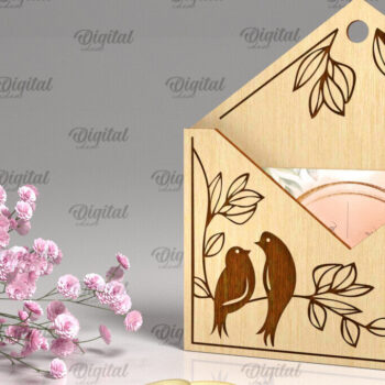 Intra απο ξύλο plywood 3mm-4mm πάχος – Πακέτο Laser Δωροθήκης Γάμου Δίασταση  20x20 cm INTRAFABR-94327413 - Image 8