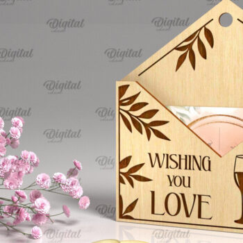 Intra απο ξύλο plywood 3mm-4mm πάχος – Πακέτο Laser Δωροθήκης Γάμου Δίασταση  20x20 cm INTRAFABR-94327413 - Image 11