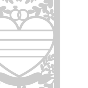 Intra απο ξύλο plywood 3mm-4mm πάχος – Δώρο γάμου Papercut Keepsake Δίασταση 20x20 cm INTRAFABR-119984502