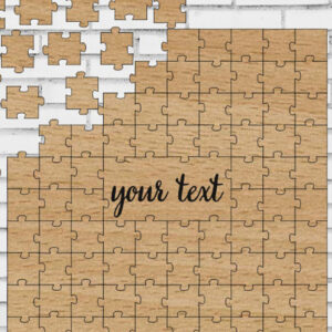 Intra απο ξύλο plywood 3mm-4mm πάχος – Παζλ Βιβλίο Επισκεπτών Γάμου, Αρχείο Κοπής Δίασταση 20x20 cm INTRAFABR-3926868