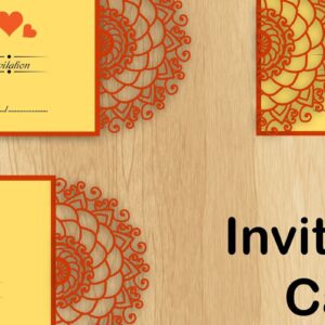 Intra απο ξύλο plywood 3mm-4mm πάχος – Προσκλητήριο γάμου Δίασταση 20x20 cm INTRAFABR-32210802