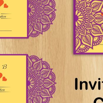 Intra απο ξύλο plywood 3mm-4mm πάχος – Προσκλητήριο γάμου Δίασταση 20x20 cm INTRAFABR-32210798 - Image 1