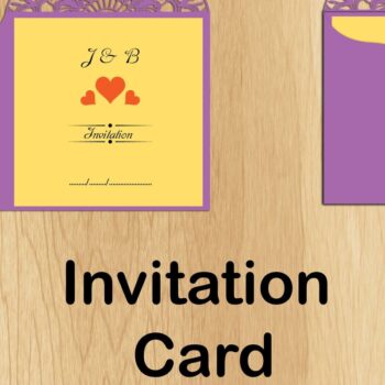 Intra απο ξύλο plywood 3mm-4mm πάχος – Προσκλητήριο γάμου Δίασταση  20x20 cm INTRAFABR-32211042 - Image 1