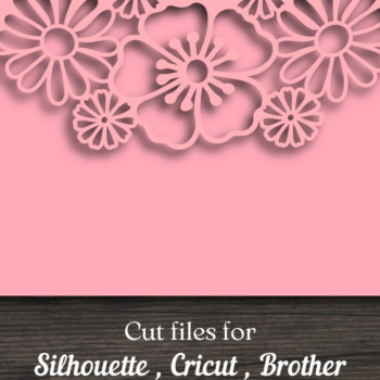 Intra απο ξύλο plywood 3mm-4mm πάχος – Προσκλητήριο Γάμου Φάκελος με Floral Δίασταση  20x20 cm INTRAFABR-95196078 - Image 2