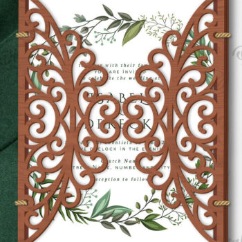 Intra απο ξύλο plywood 3mm-4mm πάχος – Πακέτο Laser Κάτοχοι Προσκλητηρίων Γάμου Δίασταση  20x20 cm INTRAFABR-120039563 - Image 9