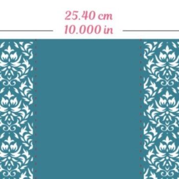 Intra απο ξύλο plywood 3mm-4mm πάχος – Προσκλητήριο Γάμου Gate Card Damask Δίασταση  20x20 cm INTRAFABR-34415084 - Image 5