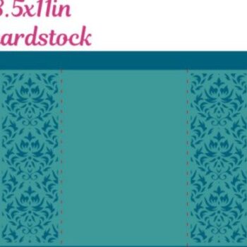 Intra απο ξύλο plywood 3mm-4mm πάχος – Προσκλητήριο Γάμου Gate Card Damask Δίασταση  20x20 cm INTRAFABR-34415084 - Image 6