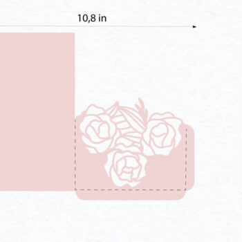 Intra απο ξύλο plywood 3mm-4mm πάχος – Πρότυπο προσκλητηρίου γάμου 5x7 κάρτα Δίασταση  20x20 cm INTRAFABR-118398570 - Image 2