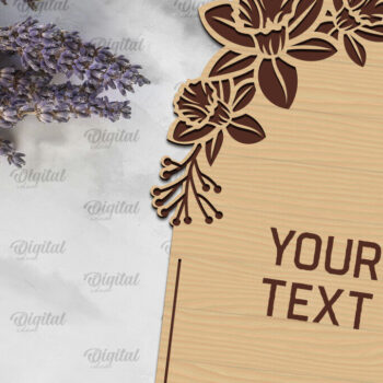 Intra απο ξύλο plywood 3mm-4mm πάχος – Προσκλητήρια Γάμου Δέσμη κοπής με λέιζερ Δίασταση 20x20 cm INTRAFABR-98462347 - Image 8