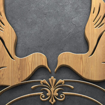 Intra απο ξύλο plywood 3mm-4mm πάχος – Πακέτο Cut Wedding Laser Δίασταση  20x20 cm INTRAFABR-122068749 - Image 2