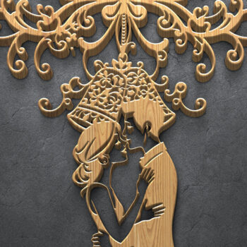 Intra απο ξύλο plywood 3mm-4mm πάχος – Πακέτο Cut Wedding Laser Δίασταση  20x20 cm INTRAFABR-122068749 - Image 5