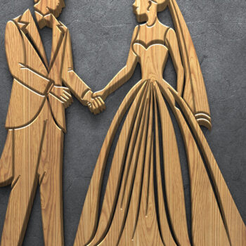 Intra απο ξύλο plywood 3mm-4mm πάχος – Πακέτο Cut Wedding Laser Δίασταση  20x20 cm INTRAFABR-121026127 - Image 2