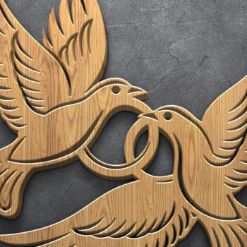 Intra απο ξύλο plywood 3mm-4mm πάχος – Πακέτο Cut Wedding Laser Δίασταση  20x20 cm INTRAFABR-121026127 - Image 7