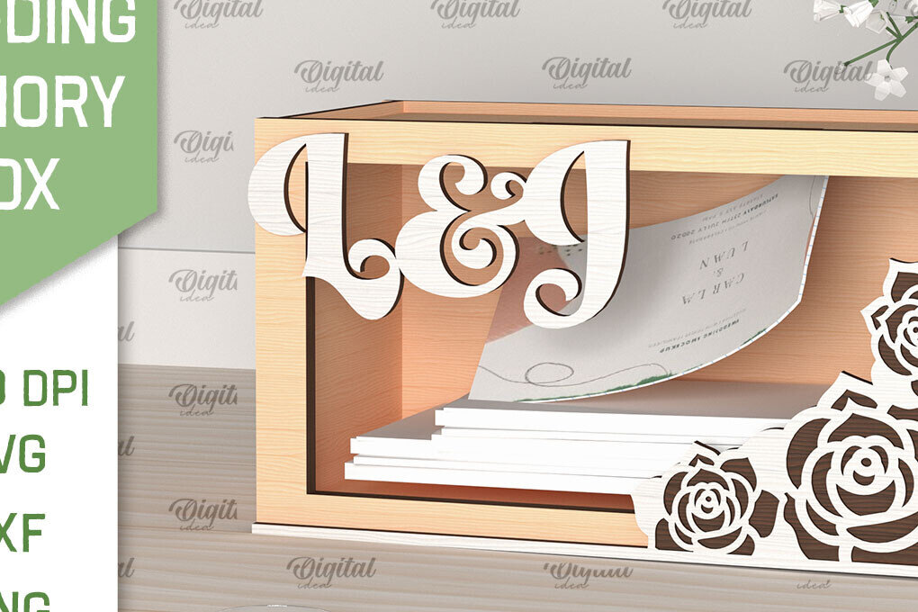 Intra απο ξύλο plywood 3mm-4mm πάχος – Wedding Memory Box Δίασταση  20x20 cm INTRAFABR-98121671