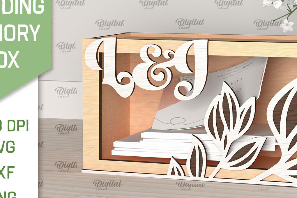 Intra απο ξύλο plywood 3mm-4mm πάχος – Wedding Memory Box Δίασταση  20x20 cm INTRAFABR-98121787