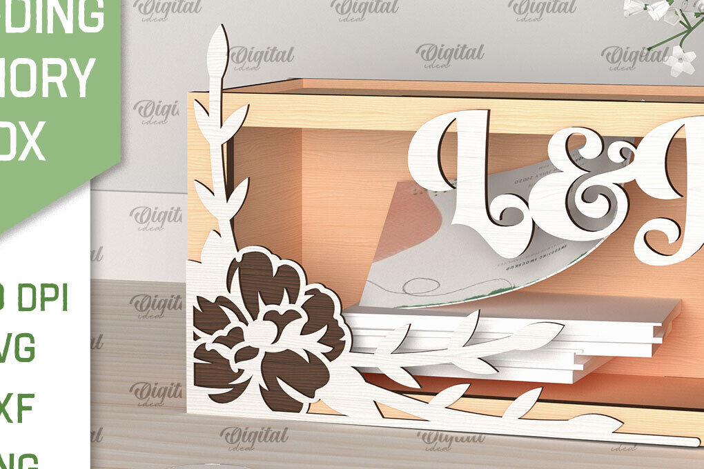 Intra απο ξύλο plywood 3mm-4mm πάχος – Wedding Memory Box Δίασταση  20x20 cm INTRAFABR-98121915