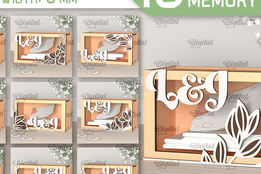 Intra απο ξύλο plywood 3mm-4mm πάχος – Κουτιά αναμνήσεων γάμου Δίασταση  20x20 cm INTRAFABR-98123072