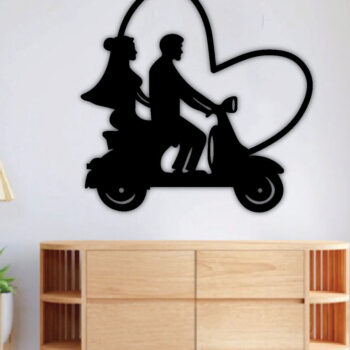 Intra απο ξύλο plywood 3mm-4mm πάχος – Αρχεία κοπής με λέιζερ μεταλλικού τοίχου γάμου Δίασταση  40x30 cm INTRAFABR-77150042 - Image 3