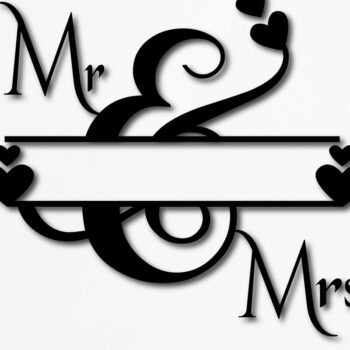 Intra απο ξύλο plywood 3mm-4mm πάχος – Μονόγραμμα γάμου Δίασταση  20x20 cm INTRAFABR-9129225 - Image 1